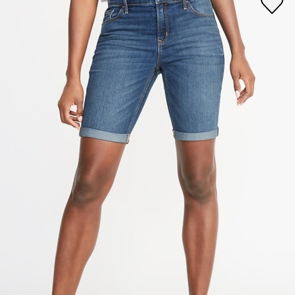 Mid-rise Slum Denim Women's Bermuda Shorts